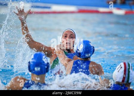 Sassari, Italy. 05th Aug, 2022. Waterpolo Sardinia Cup 2022 Italia - Israele Sassari, 05/08/2022 Foto Luigi Canu during Sardinia Cup Women - Italy vs Israel, Waterpolo Internationals in Sassari, Italy, August 05 2022 Credit: Independent Photo Agency/Alamy Live News Stock Photo