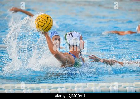 Sassari, Italy. 05th Aug, 2022. Waterpolo Sardinia Cup 2022 Italia - Israele Sassari, 05/08/2022 Foto Luigi Canu during Sardinia Cup Women - Italy vs Israel, Waterpolo Internationals in Sassari, Italy, August 05 2022 Credit: Independent Photo Agency/Alamy Live News Stock Photo