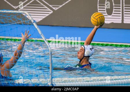 Sassari, Italy. 05th Aug, 2022. Waterpolo Sardinia Cup 2022 Italia - Israele Sassari, 05/08/2022 Foto Luigi Canu during Sardinia Cup Women - Italy vs Israel, Waterpolo Internationals in Sassari, Italy, August 05 2022 Credit: Independent Photo Agency/Alamy Live News Stock Photo