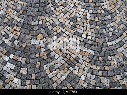 Cobblestone background pattern Stock Photo