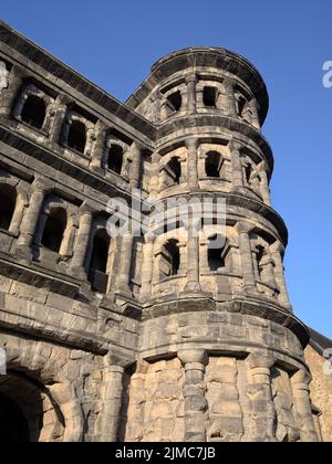 Trier - Roman city gate, Porta Nigra, Germany Stock Photo