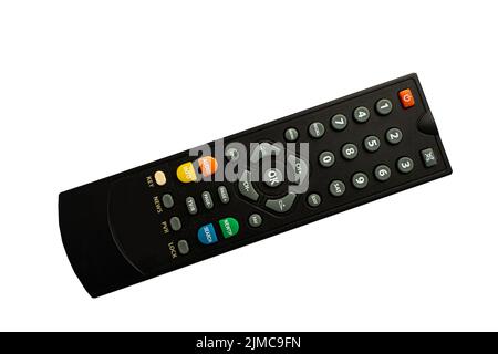 Remote control TV isolated on white background Stock Photo