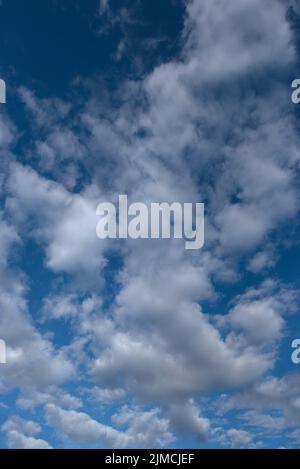Stratocumulus clouds, Bavaria, Germany Stock Photo
