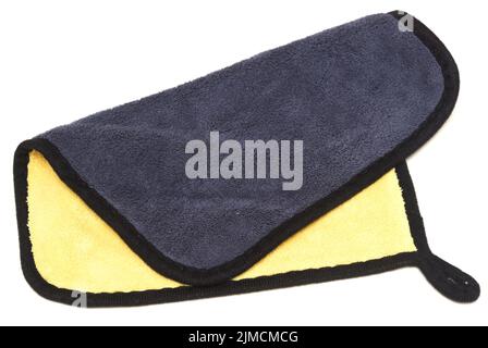 Microfiber cleaning cloth Stock Photo