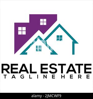 Real-state logo, Logo Design, State logo, Vector Logo, House Logo, Logo Design ,Design logo, Vector file design Stock Vector