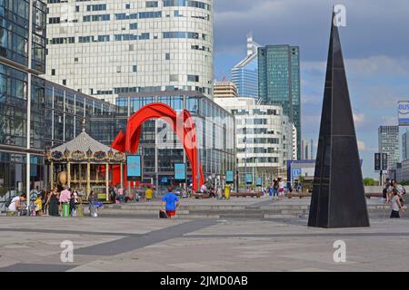 Paris, La Defense,  Fragment Stock Photo