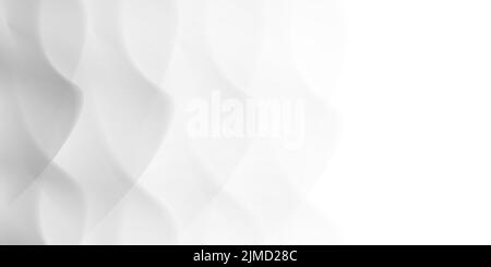 White abstract background, curves crossing and creating texture Stock Vector