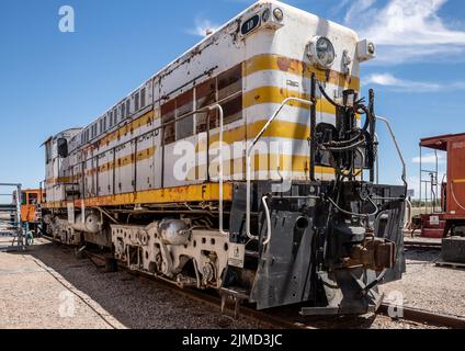 Arizona Railway Museum - Diesel Locomotive Stock Photo