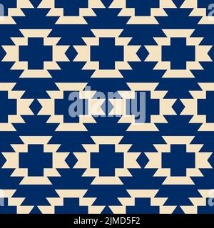 Tribal southwestern native american navajo seamless pattern Stock Vector