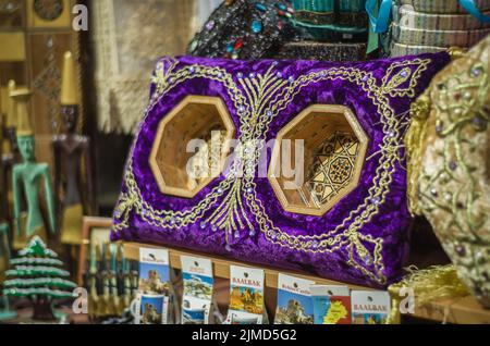 Sidon, Lebanon, April 05, 2017: Old Souk, formerly of Lebanon, crusaders' time. Stock Photo