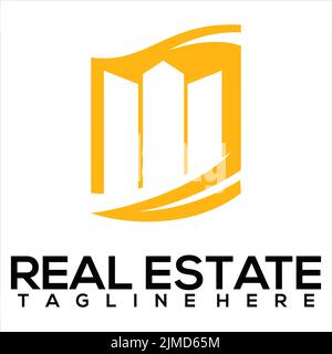 Real-state logo, Logo Design, State logo, Vector Logo, House Logo, Logo Design ,Design logo, Vector file design Stock Vector