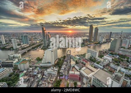 Cityscape, Icon Siam Sunset, Bangkok Stock Photo - Alamy