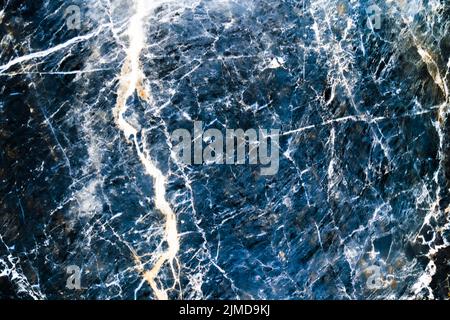 Dark Marble Ceramic Stone Texture Background. Granite Stone Surface. Abstract Stone Background Stock Photo