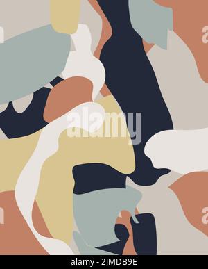 Vector illustration drawn by hand. Abstract design with doodles and various shapes. Stock Vector