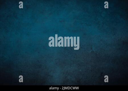 Dark Gloomy Background. Abstract Pattern. Dark Blue Rough Grunge Painted Surface Decorative Design Texture Stock Photo