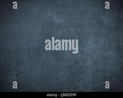 Dark Blue Grunge Surface Decorative Design Texture. Dark Gloomy Abstract Background Stock Photo