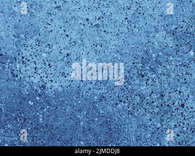 Beautiful Abstract Grungy Blue Stucco Wall Background in a Cold Mood Stock Photo