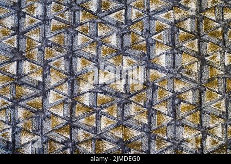 Fragment Of Colorful Retro Tapestry Textile Pattern Stock Photo