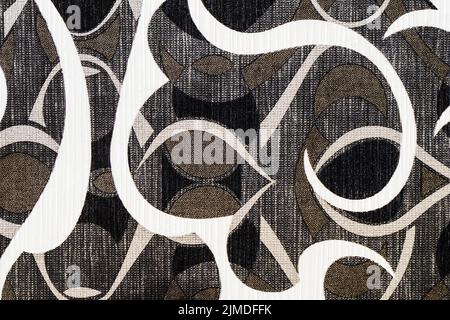 Vintage Fabric Carpet Surface Texture with Patterns Stock Photo