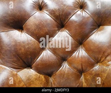 Brown leather Stock Photo