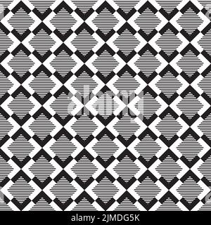 Seamless geometric check pattern background Stock Vector