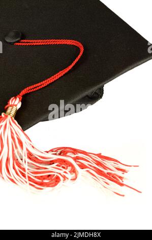 Graduation Cap and Tassles Stock Photo