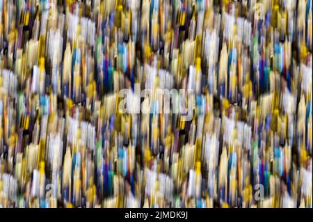 New Year or Christmas geometric seamless pattern, background Stock Photo