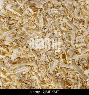 Sawdust background close-up, wood carpentry , wood texture Stock Photo