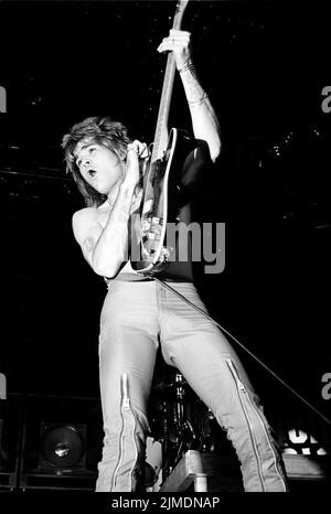 Quiet Riot performing at the Spectrum in Philadelphia, PA.November 5, 1983. Credit: Scott Weiner/MediaPunch Stock Photo