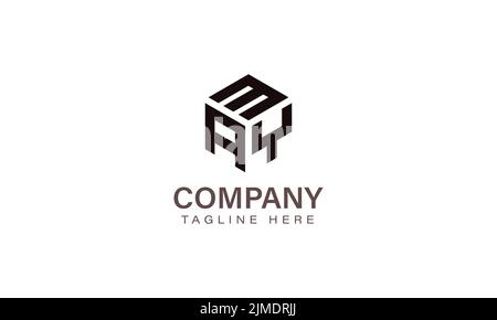 Letter MAY Logo, Three Letter Logo, Alphabet M A Y Hexagon Shape Vector Icon Template Stock Vector