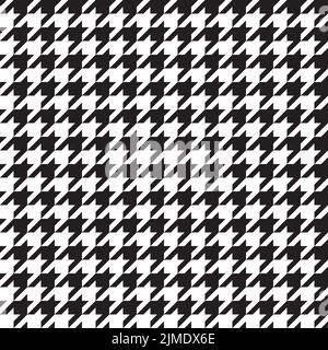 Seamless houndstooth pattern wallpaper background Stock Vector