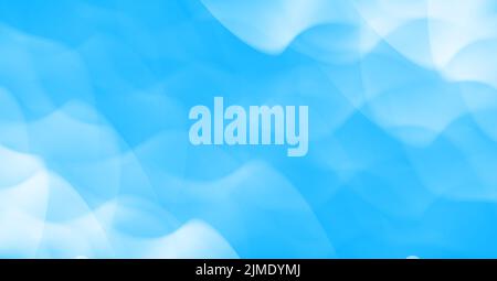 abstract background with soft white fog on blue backdrop Stock Vector