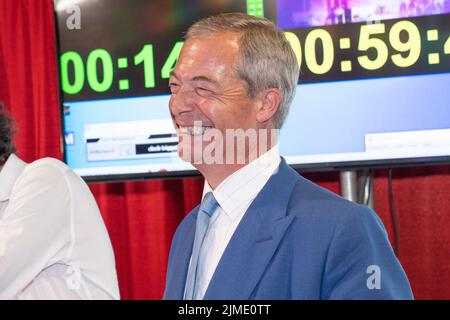 Dallas, United States. 05th Aug, 2022. Nigel Farage attends CPAC Texas 2022 conference at Hilton Anatole (Photo by Lev Radin/Pacific Press) Credit: Pacific Press Media Production Corp./Alamy Live News Stock Photo