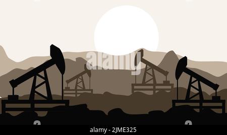 oil pump icon vector illustration Stock Vector