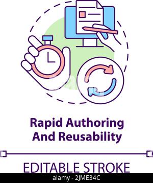 Reusability concept icon Stock Vector Image & Art - Alamy