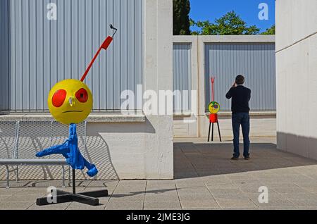 Joan Miro Foundation, Barcelona, Spain Stock Photo