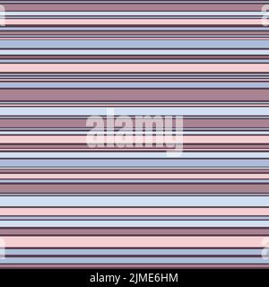 Seamless colorful optical horizontal pink, purple and shades stripes textured pattern, Stripe pattern for textile, fabric, wrapping paper, background, Stock Vector