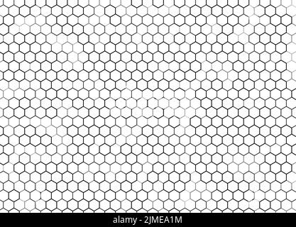 Seamless honeycomb pattern. Vector background hexagonal grid Stock ...