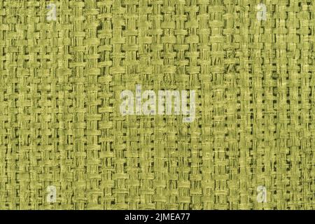 Hessian Sackcloth Canvas Woven Texture Pattern Background in Light Green or Teal Color Stock Photo