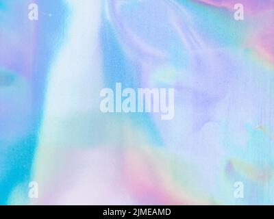 Holographic foil shot, holo abstract background Stock Photo