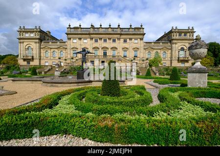 Harewood House Harrogate 18th century Stately Home in West Yorkshire near Leeds. Stock Photo