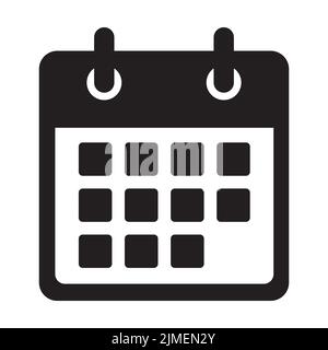 Calendar icon vector for graphic design, logo, website, social media, mobile app, UI illustration Stock Vector