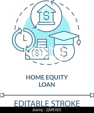 Equity turquoise concept icon Stock Vector Image & Art - Alamy