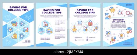 Money Saving Tips Brochure Template Stock Vector Image & Art - Alamy