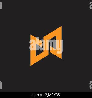 abstract letter sn linked infinity logo vector Stock Vector