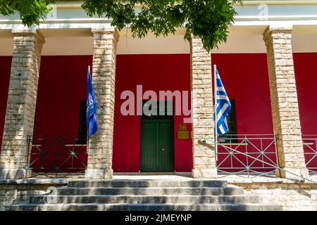 Kalavrita, Greece, July 18, 2022. The Holocaust Museum. The Germans executed the men of the village. Stock Photo