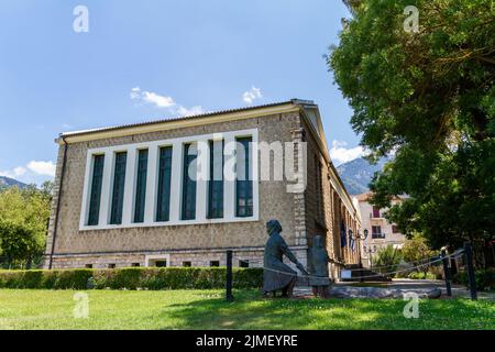 Kalavrita, Greece, July 18, 2022. The Holocaust Museum. The Germans executed the men of the village. Stock Photo