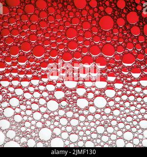 Red bubbles texture Stock Photo