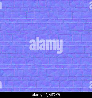 Normal map beige stone texture, normal mapping Stock Photo