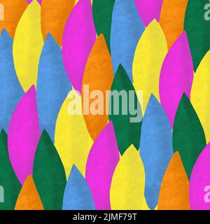 Summer Social Media Post Template Promotional Content Background for Poster, Invitation and Cover with Tropical Colorful Leaves Stock Vector